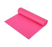 Yoga Stretch Band Elastic Exercise Fitness Strap Soft Durable Rubber TPR Material Anti Slip for Yoga Pilates Training Purple Green Blue Rose Red 1.5M 59inch (Rose Red)
