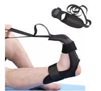 Yoga Stretch Strap Heavy Duty Stretchy Multi Loop Exercise Belt Flexibility Training Device Pilates Dance Fitness Gym Home Workout Mobility Rehab Equipment for Men Women Te
