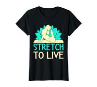 Yoga Stretch to Live Funny Yoga T-Shirt