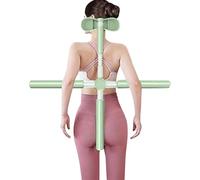 Yoga Stretcher - 76 cm Training Stick with Foam Handle | Non-Slip Fitness Bar for Stretching, Pilates | Ergonomic Yoga Stick for , Muscle Recovery & Flexibility Increase