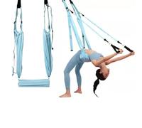 Yoga Stretching Strap, Adjustable Leg Stretcher with Cushion and resistance rope strapfor Flexibility Training, Ideal for Dance, Pilates, Gymnastics, and Home Workouts