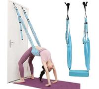 Yoga Stretching Strap, Adjustable Leg Stretcher with Cushion for Flexibility Training, Ideal for Dance, Pilates, Gymnastics, and Home Workouts