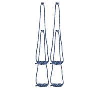 Yoga Stretching Strap | Cotton Back Stretcher, Flexibility, Wide Gap, Exercise, Stretching Band Legs, Waist, Back - For Home and Studio Pilates Dance Large Gaps Aerial Ballet Fitness Gymnastics