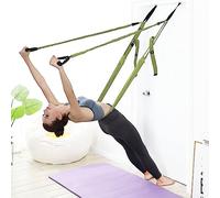 Yoga Stretching Strap, Leg Waist Back Bend Auxiliary Yoga Stretch Band, Upgraded Version with Door Anchor 2 Resistance Rope Stretch Strap Inversion Trainer for Pilates Dance Aerial Fitness