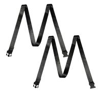 Yoga Strips For Stretching,2 Pieces Adjustable Exercise Equipment,Fitness Exercise Strap With Buckle | For Gym Outdoor Home And