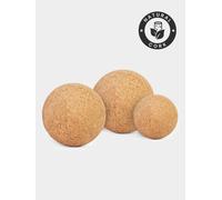 Yoga Studio Cork Unbranded Massage Ball Set of 3 - 4cm, 2 x 6cm