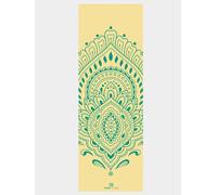 Yoga Studio Designed Sticky Yoga Mat 6mm - Peacock Feather Banana