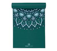 Yoga Studio Designed Sticky Yoga Mat | Oeko-Tex Tear Proof Non-Slip | Workout Exercise Gym Fitness Mandala Yoga & Pilates Mat | 183cm x 61cm x 6mm - Teal Mat Mandala