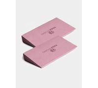 Yoga Studio EVA Foam Wedges Twin Pack Pair - Dusty Pink