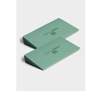 Yoga Studio EVA Foam Wedges Twin Pack Pair - Sage Green