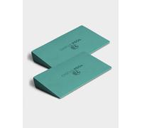 Yoga Studio EVA Foam Wedges Twin Pack Pair - Teal