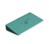 Yoga Studio EVA Half Yoga Wedge Block | Slant Board | Calf Stretcher | Lightweight EVA Foam | Mini Half Wedge | Non Slip Yoga Wedge for Wrists and Hands | Single Wedge (Teal)