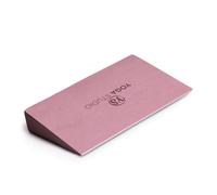 Yoga Studio EVA Half Yoga Wedge Block | Slant Board | Calf Stretcher | Lightweight EVA Foam | Mini Half Wedge | Non Slip Yoga Wedge for Wrists and Hands | Single Wedge (Dusty Pink)