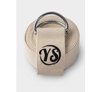 Yoga Studio GOTS Organic Cotton D-Ring 2.5m Yoga Belt Strap - Ecru