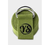 Yoga Studio GOTS Organic Cotton D-Ring 2.5m Yoga Belt Strap - Green