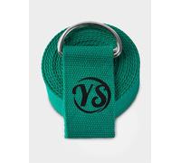 Yoga Studio GOTS Organic Cotton D-Ring 2.5m Yoga Belt Strap - Jade Green