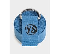 Yoga Studio GOTS Organic Cotton D-Ring 2.5m Yoga Belt Strap - Mineral Blue