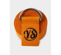 Yoga Studio GOTS Organic Cotton D-Ring 2.5m Yoga Belt Strap - Saffron