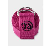 Yoga Studio GOTS Organic Cotton D-Ring 2.5m Yoga Belt Strap - Violet Magenta