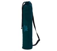 Yoga Studio GOTS Organic Cotton Lotus Yoga Bag with Adjustable, Webbing Shoulder Strap (Teal)