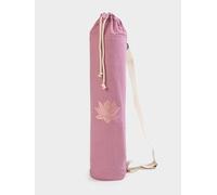 Yoga Studio GOTS Organic Cotton Lotus Yoga Mat Bag - Dusty Pink