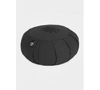 Yoga Studio GOTS Organic Cotton Round Lotus Zafu Buckwheat Cushion - Graphite Grey