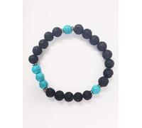 Yoga Studio Lava Stone & Turquoise Mala Bead Bracelet