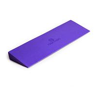 Yoga Studio Lightweight EVA Non-Slip Slanting Yoga Pilates Wedge | Sports Wedge for Squats Pushups Pressups | Supportive Wedge Riser Block - 50 x 15 x 5cm (Purple) (Purple)