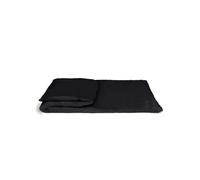 Yoga Studio Long Cotton Futon Zabuton Meditation Yoga Floor Mat 200cm x 70cm (Black)
