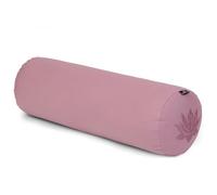 Yoga Studio Organic Cotton Buckwheat Lotus Meditation Bolster Cushion - Dusty Pink