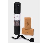 Yoga Studio Oeko-Tex Starter Cork Yoga Set - Black