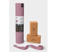Yoga Studio Oeko-Tex Starter Cork Yoga Set - Dusty Pink