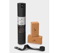 Yoga Studio Oeko-Tex Starter Cork Yoga Set - Grey