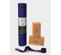 Yoga Studio Oeko-Tex Starter Cork Yoga Set - Purple