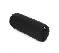 Yoga Studio Organic Buckwheat Mini Bolster Perfect for Yoga and Back Stretching 32x12cm (Black)