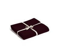 Yoga Studio Organic Cotton Yoga Blanket - 142 x 205cm Meditation Blanket, GOTS Certified, Compact, Easy-To-Carry. Yoga Essentials (Raspberry)