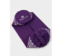 Yoga Studio Replacement Round Aztec Elephant Bolster Outer Cushion Cover - Purple Grape - Aztec Elephant