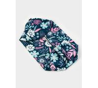 Yoga Studio Replacement Round Designed Bolster Outer Cushion Cover - Blue Flower