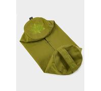 Yoga Studio Replacement Round Lotus Bolster Outer Cushion Cover - Olive Green