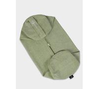 Yoga Studio Replacement Round Two-Toned Bolster Outer Cushion Cover - Two Toned - Green
