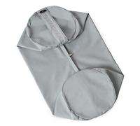 Yoga Studio Spare EU Organic Cotton Bolster Covers With Handle And Zipper - Cover Only (Light Grey)