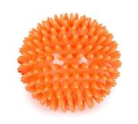 Yoga Studio Spikey Massage Ball - Orange, 9cm Stress Ball for Trigger Point Therapy, Myofascial Release, Plantar Fasciitis. Therapeutic Accessories