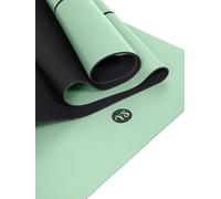 Yoga Studio The Grip Alignment Mat 4mm - 183cm x 61cm | Non-Slip Base | Moisture-Absorbing | Thick Latex-Free (Sage Green)