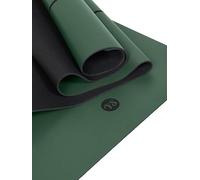 Yoga Studio The Grip Alignment Mat 4mm - 183cm x 61cm | Non-Slip Base | Moisture-Absorbing | Thick Latex-Free (Evergreen)