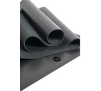 Yoga Studio The Grip Mat - 61cm x 183cm Yoga Mat with Non-Slip Base, Moisture-Absorbing 4mm Thick Latex-Free Travel Mat Roll - Black