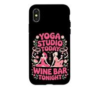 Yoga Studio Today Wine Bar Tonight Case for iPhone X/XS