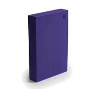 Yoga Studio Yoga Block - 30cm x 20cm x 5cm, Non-Slip EVA Block, Lightweight Exercise Accessory (Purple)