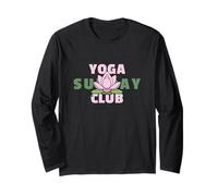 Yoga Sunday Club - Yoga Lotus Zen Mode Long Sleeve T-Shirt
