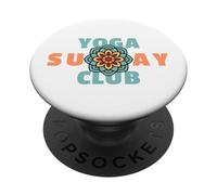 Yoga Sunday Club - Yoga Lotus Zen Mode PopSockets Adhesive PopGrip