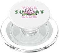 Yoga Sunday Club - Yoga Lotus Zen Mode PopSockets PopGrip for MagSafe